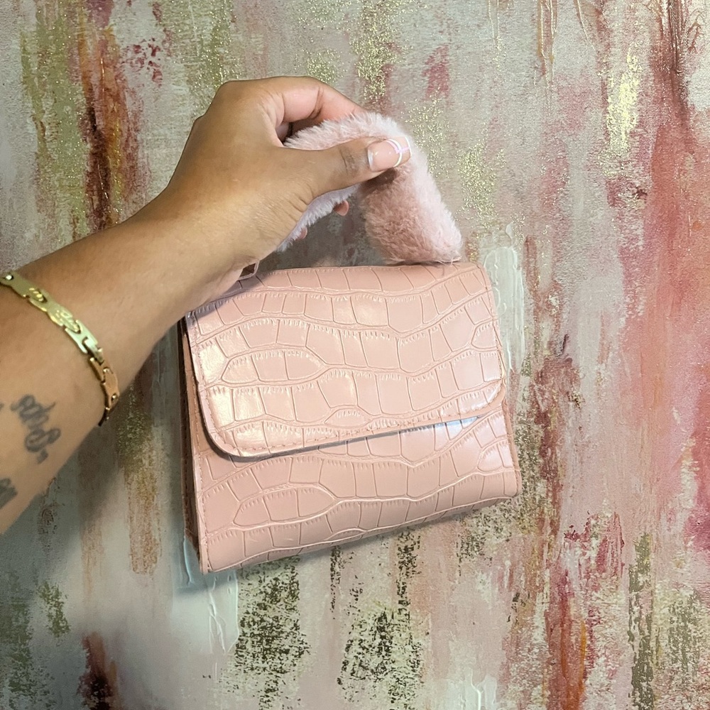 Mini Fur Pink purse